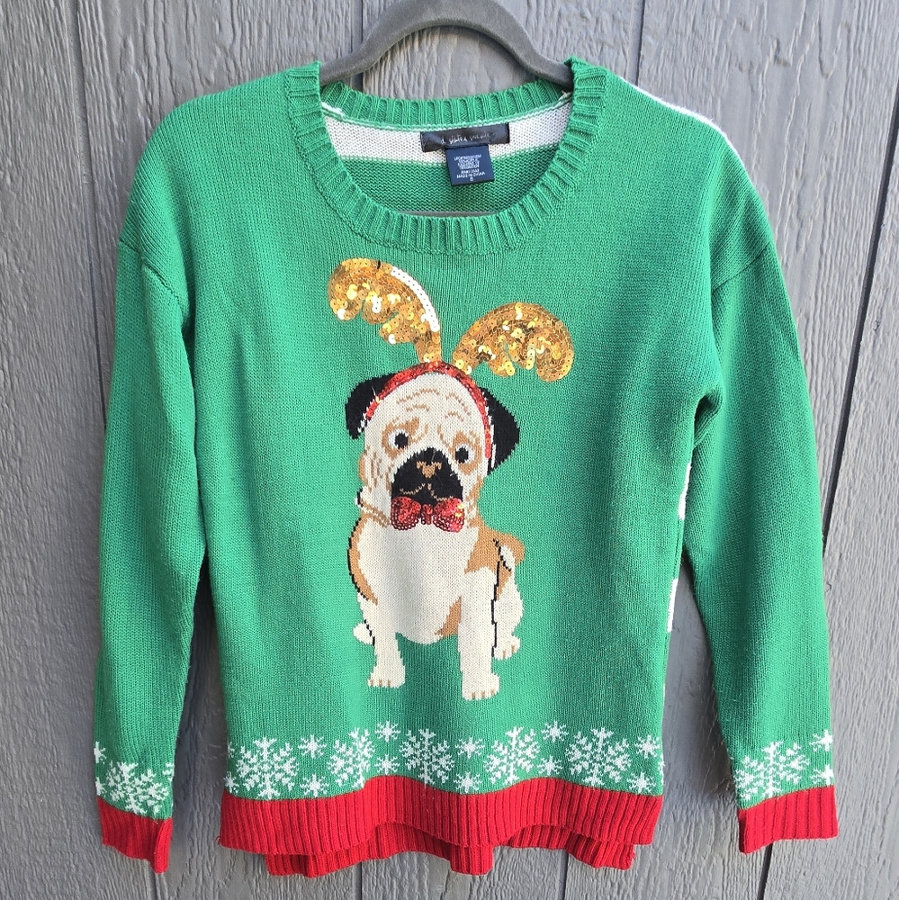 Pug Christmas Sweater